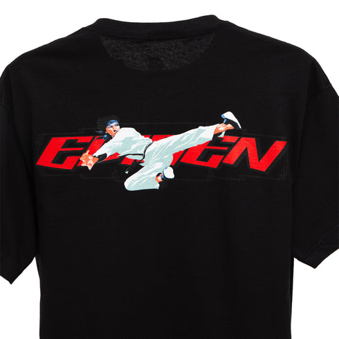 Evisen Wax On Kid T-Shirt Black 173718776 Degli Uberti